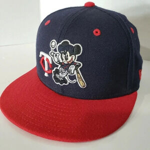 New Era,59Fifty,Genuine  Merchandise, Mickey Mouse Childrens Disney Hat,6 3/4.
